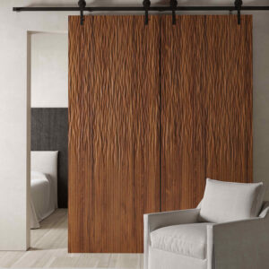 Art Door Fading Ripple Pattern